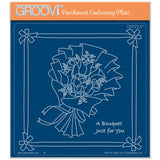 Linda's Rose Bouquet A5 Square Groovi Plate