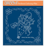 Linda's Tulip Gift Bag A5 Square Groovi Plate