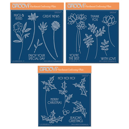 Barbara's Big Blooms Midi Groovi Plate Collection