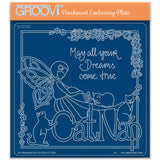 Mel's Cat Nap A5 Square Groovi Plate