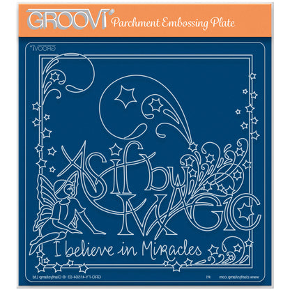 Mel's As if by Magic A5 Square Groovi Plate