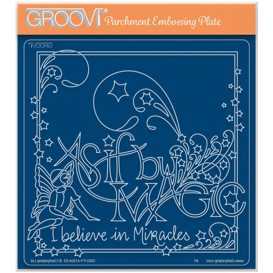 Mel's As if by Magic A5 Square Groovi Plate