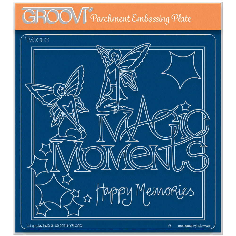 Mel's Magic Moments A5 Square Groovi Plate