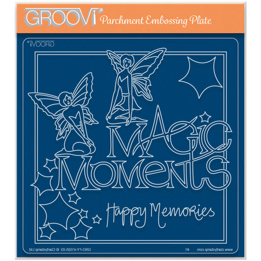 Mel's Magic Moments A5 Square Groovi Plate