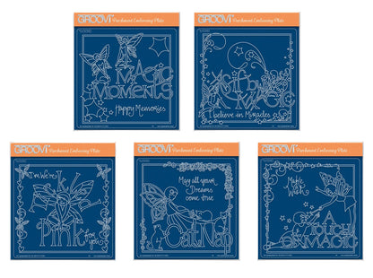 Mel's Magic Moments A5 Square Groovi Plate Collection