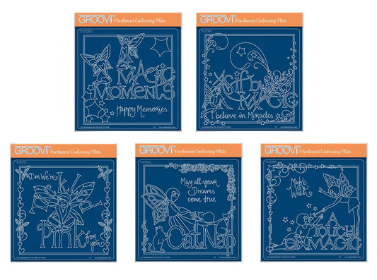 Mel's Magic Moments A5 Square Groovi Plate Collection