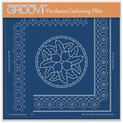 Josie's Circle Lace Duet A5 Square Groovi Grid
