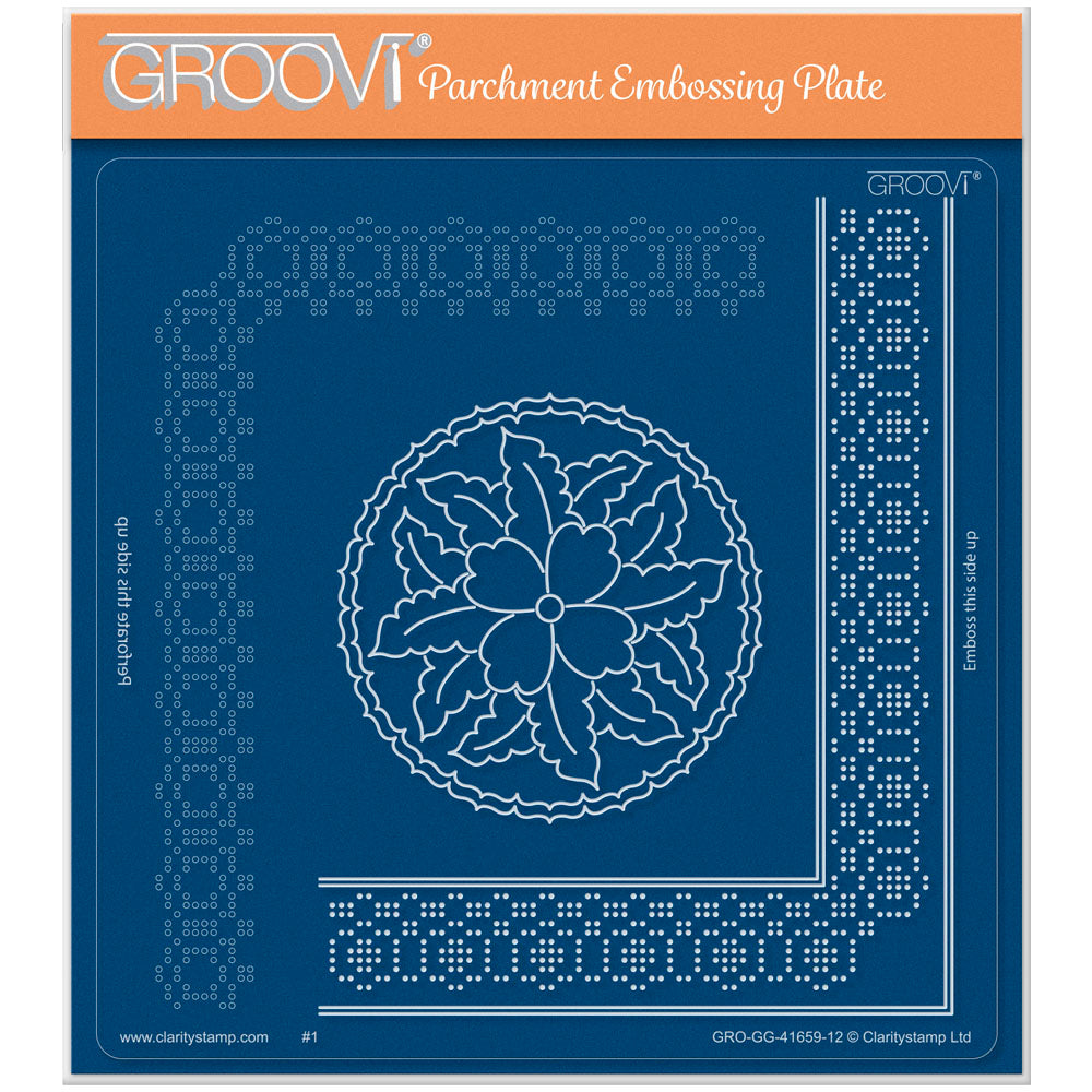 Josie's Circle Lace Duet A5 Square Groovi Grid
