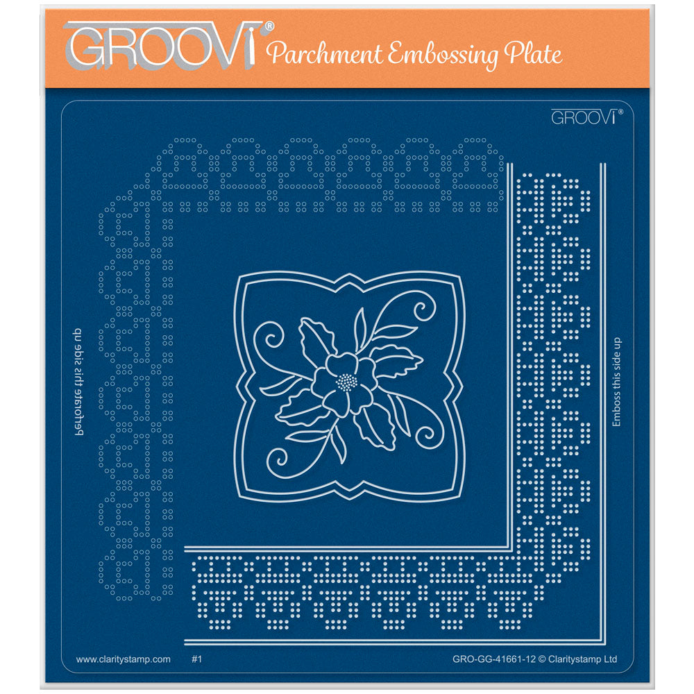 Josie's Triangle Lace Duet A5 Square Groovi Grid