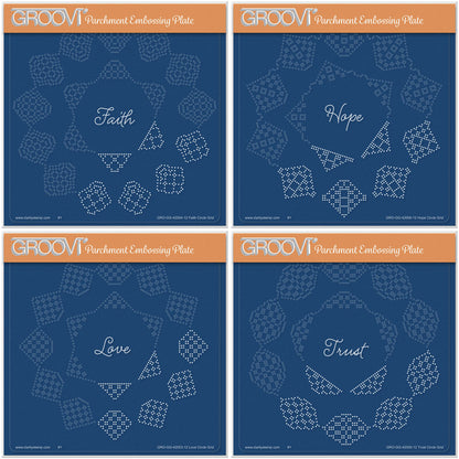 Josie's Circular (Straight) Lace Duet A5 Square Groovi Grid Collection