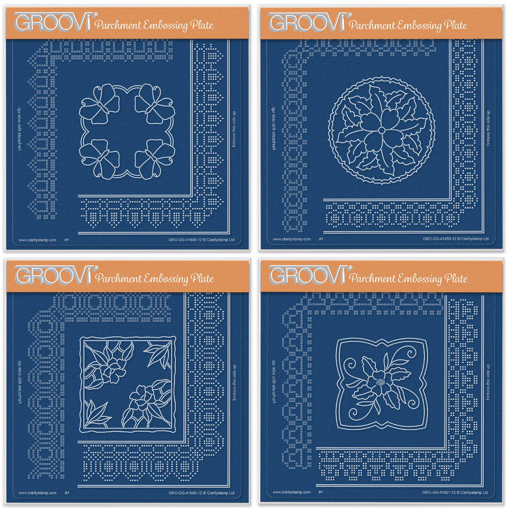 Josie's Basic Lace Duet A5 Square Groovi Grid Collection