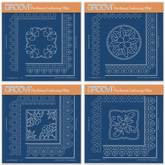 Josie's Basic Lace Duet A5 Square Groovi Grid Collection