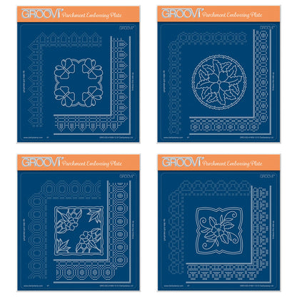 Josie's Basic Lace Duet A5 Square Groovi Grid Collection