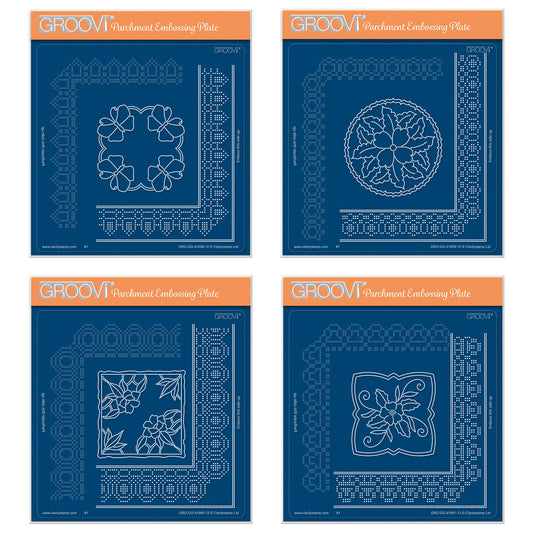 Josie's Basic Lace Duet A5 Square Groovi Grid Collection