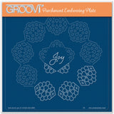 Josie's Joy - Circular (Diagonal) Lace Duet A5 Square Groovi Grid