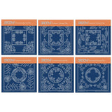 Tina’s Circles & Squares Parchlets A6 Square Groovi Plate Collection