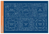 Square Floral Framers A4 Groovi Plate