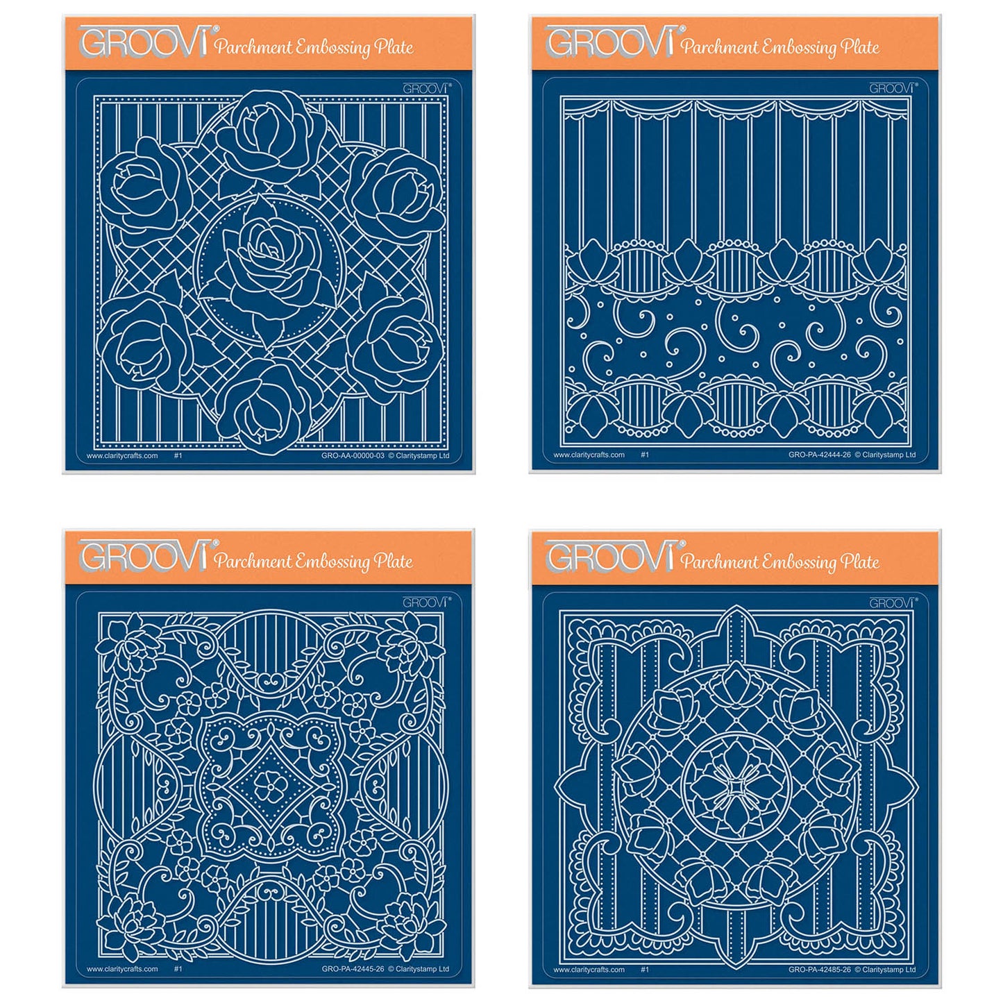 French Lace Midi Groovi Plate Quartet