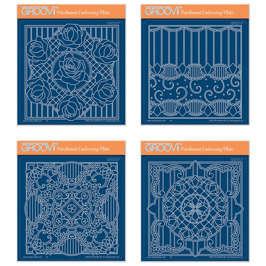 French Lace Midi Groovi Plate Quartet