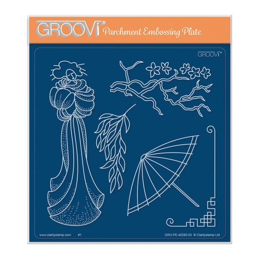 Geisha A5 Square Groovi Plate