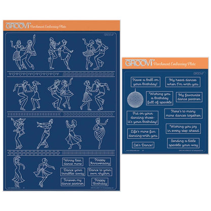 The Joy of Dance A4 & A5 Square Groovi Plate Collection