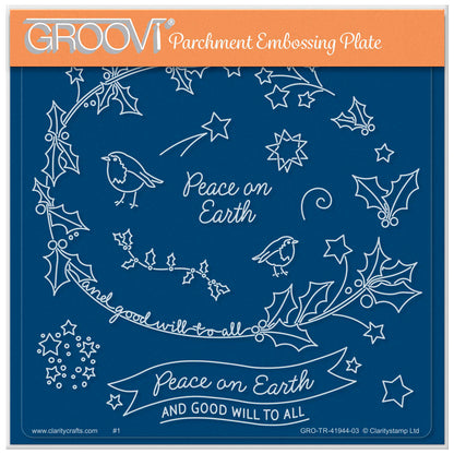 Barbara's SHAC Holly Framer A5 Square Groovi Plate