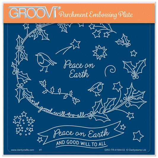 Barbara's SHAC Holly Framer A5 Square Groovi Plate