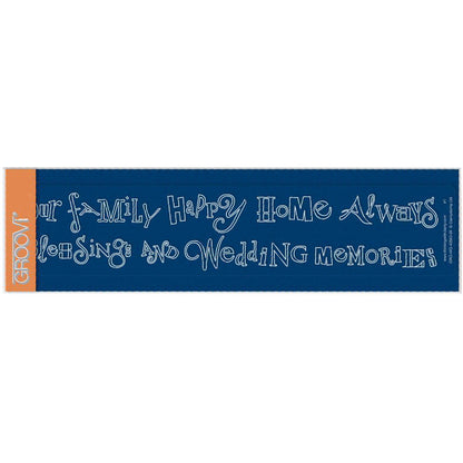 Family & Blessings Word Chains Groovi Border Plate