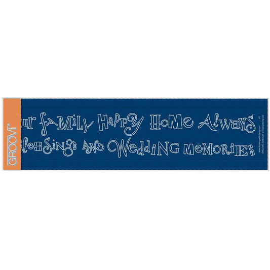Family & Blessings Word Chains Groovi Border Plate