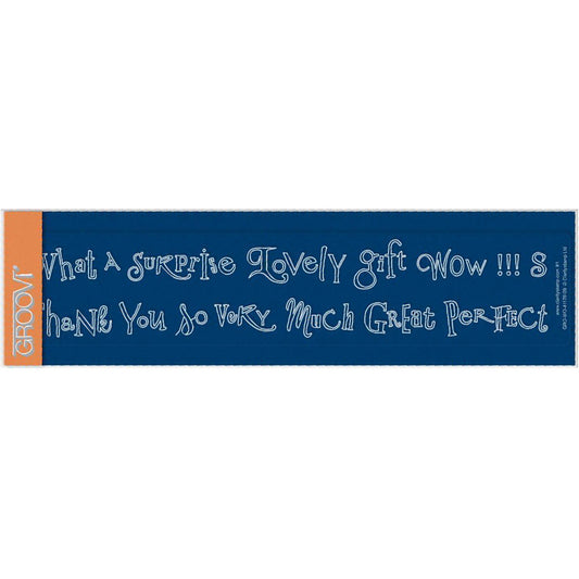 Surprise & Thank You Word Chains Groovi Border Plate