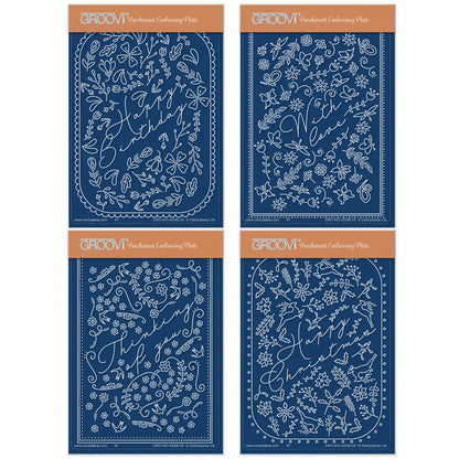 Jazz's Colour Me Patterns A6 Groovi Plate Collection