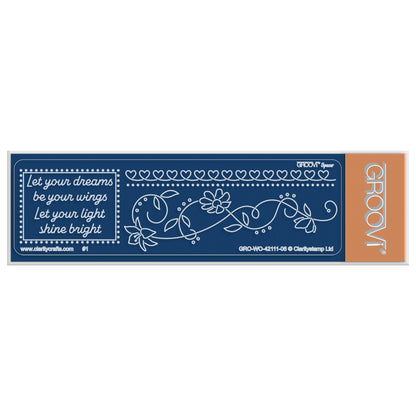 Let Your Dreams Be Your Wings Groovi Spacer Plate