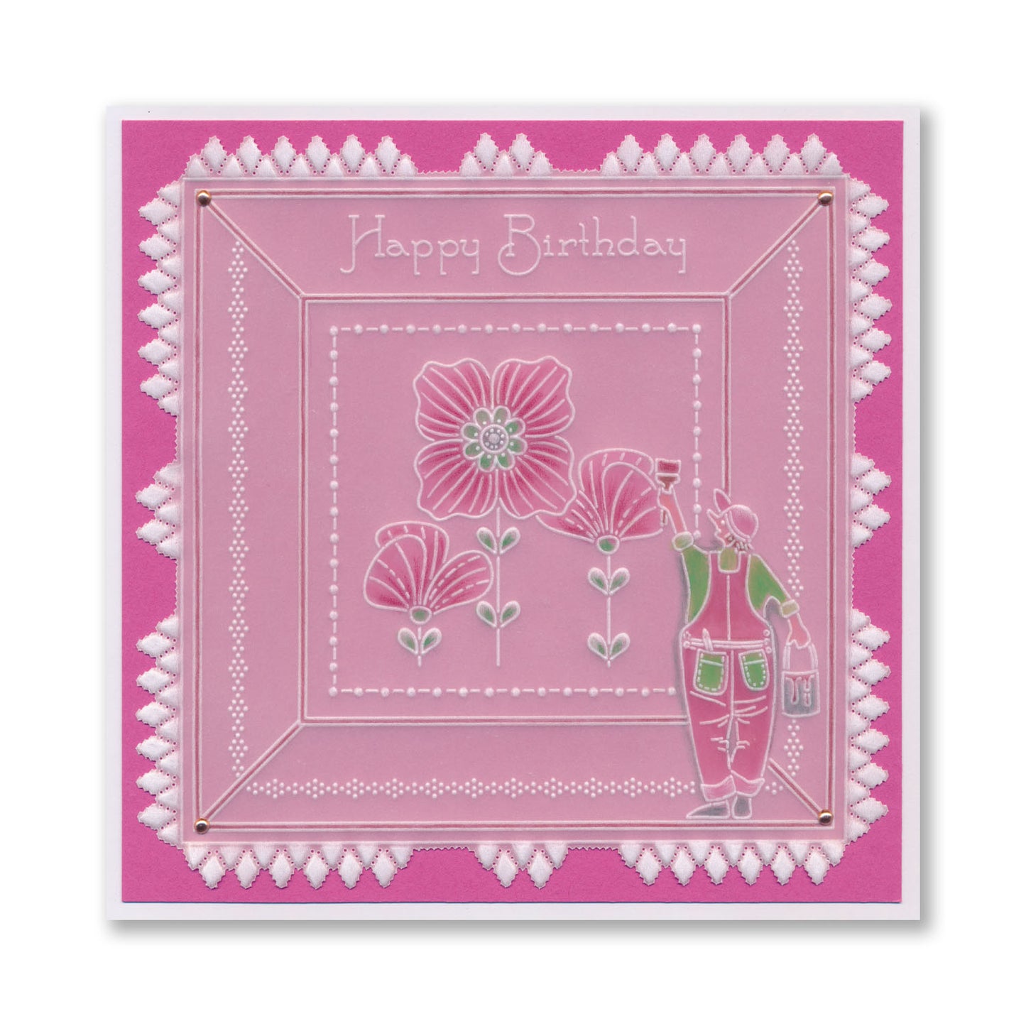 Barbara's Mr. Painter A5 Square Groovi Plate