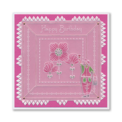 Barbara's Mr. Painter A5 Square Groovi Plate