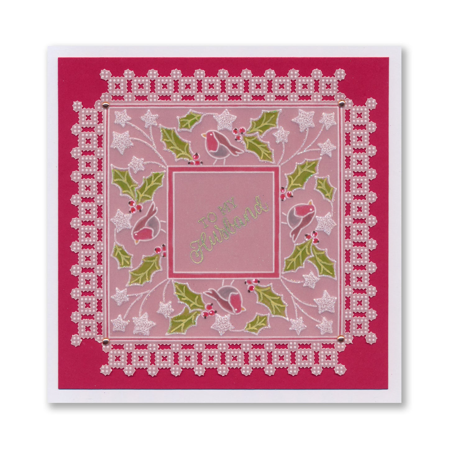 Square Floral Framers A4 Groovi Plate