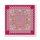 Square Floral Framers A4 Groovi Plate