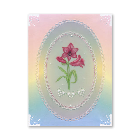 Linda's Amaryllis A6 Groovi Plate