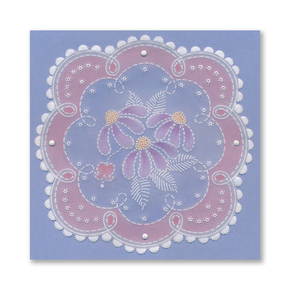 Linda's Floral Applique Midi Groovi Plate Collection