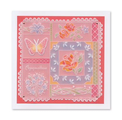 Jayne's Floral Sampler A4 Groovi Plate