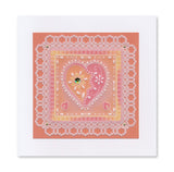 Barbara's Loving Heart A5 Square Groovi Plate