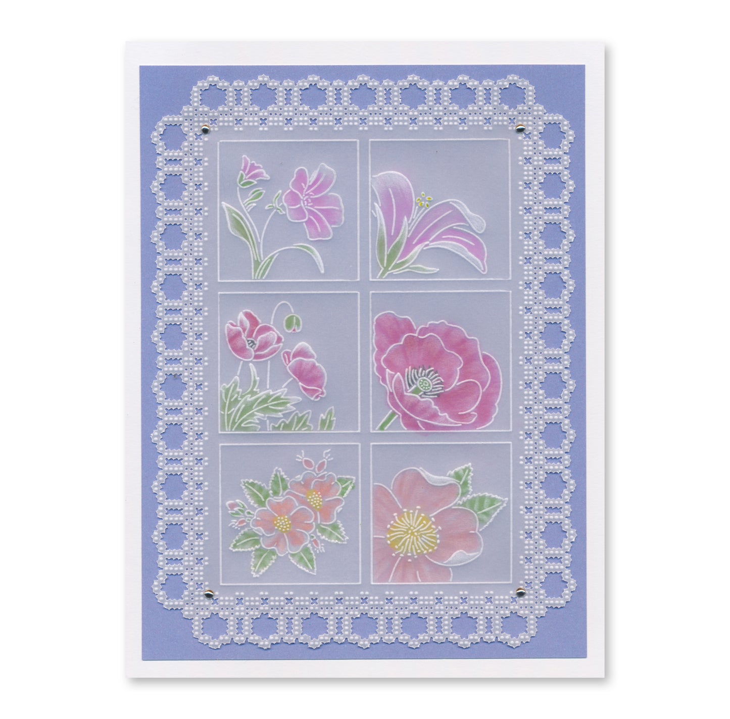 Linda's 123 - Garden Life A5 Square Groovi Plate Trio