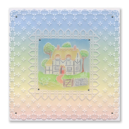 Linda's Layering Frames Set 2 - Countryside A4 Square & A5 Square Groovi Plate Collection