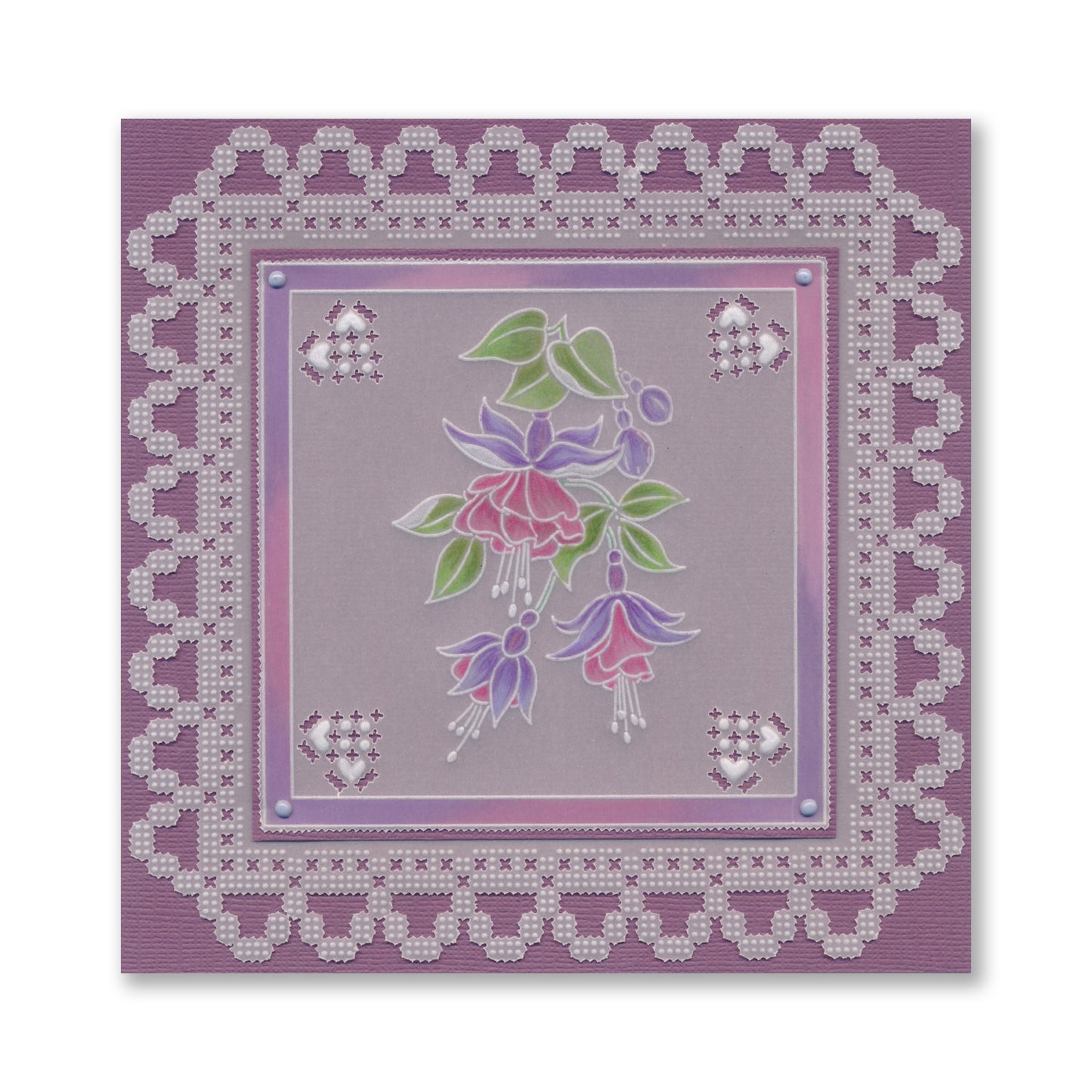 Linda's Floral - Set 1 A6 & Spacer Groovi Plate Collection
