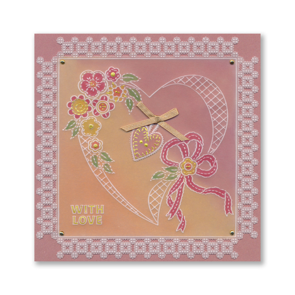 Linda's Floral Applique Midi Groovi Plate Collection