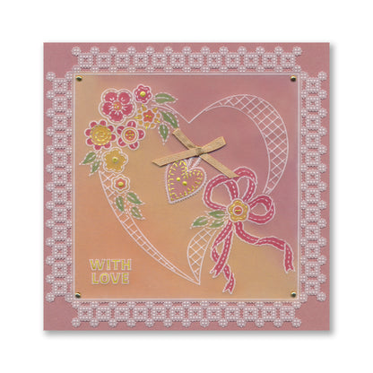 Linda's Floral Applique Midi Groovi Plate Collection