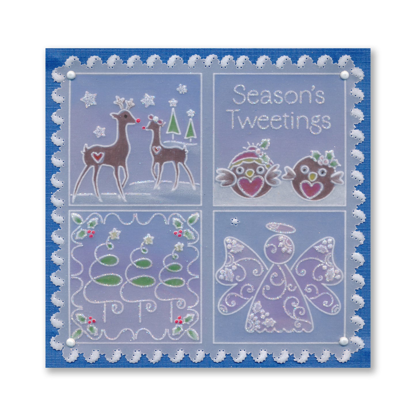 Tina Cox Christmas Elements Sampler A4 Groovi Plate