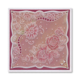 Linda's Richelieu Lace Marigolds A5 Square Groovi Plate