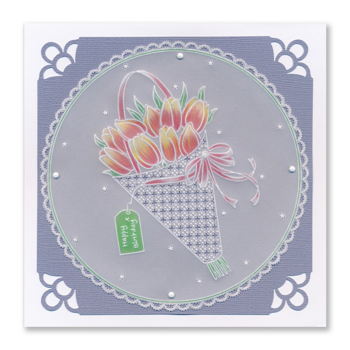 Linda's Floral Gifts A5 Square Groovi Plate Collection
