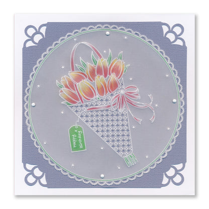 Linda's Floral Gifts A5 Square Groovi Plate Collection