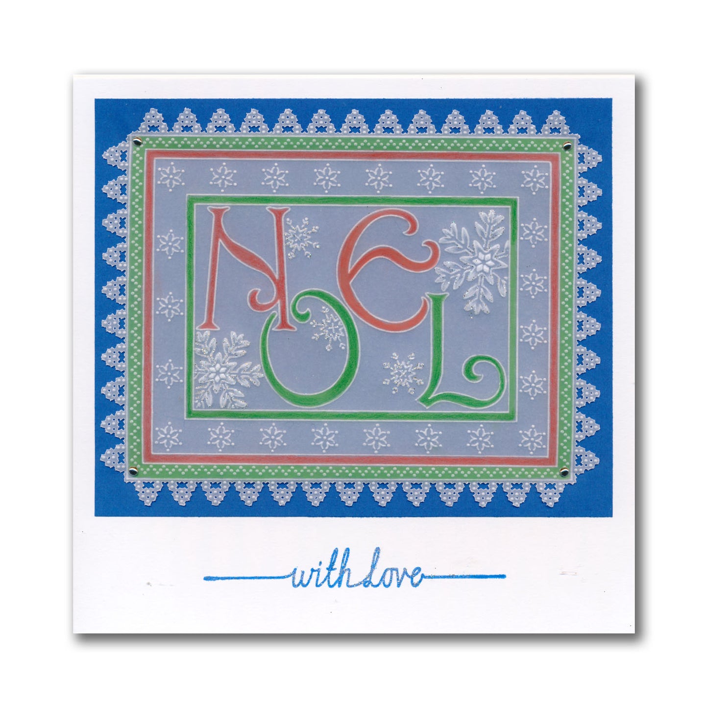 Linda's A Touch of Christmas A5 Square Groovi Plate Collection with FREE A5 Parchment Worth £10.49